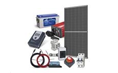 Solární sestava ostrovní TRINA 455Wp, baterie olověno uhlíková 150Ah, měnič 230VAC 1000W