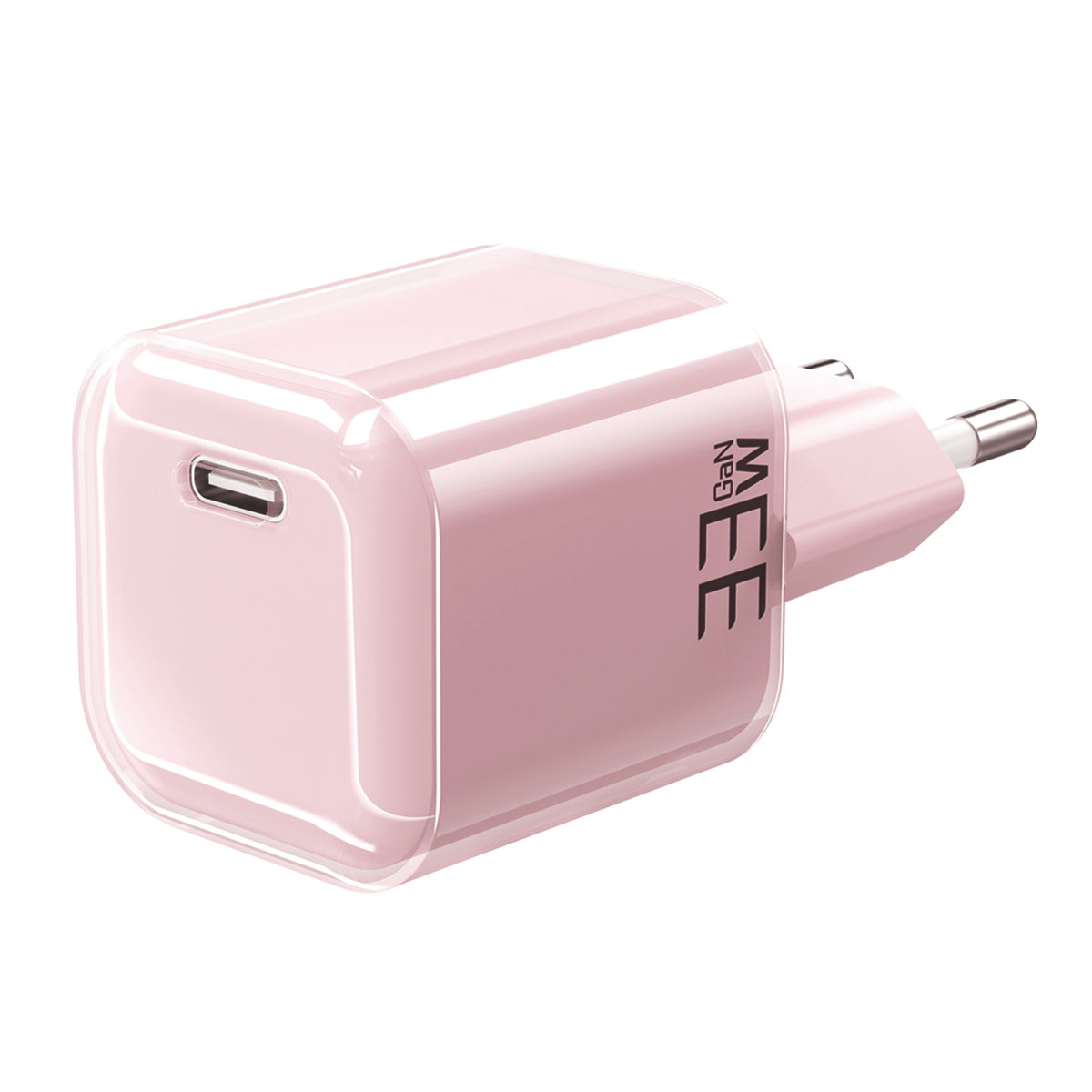 Solight DC74P 33W GaN fast charge USB-C růžový Solight DC74P 33W GaN fast charge USB-C růžový