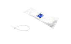 Stahovací pásky bílé s UV filtrem, 400 x 7.6mm, 50ks GEKO