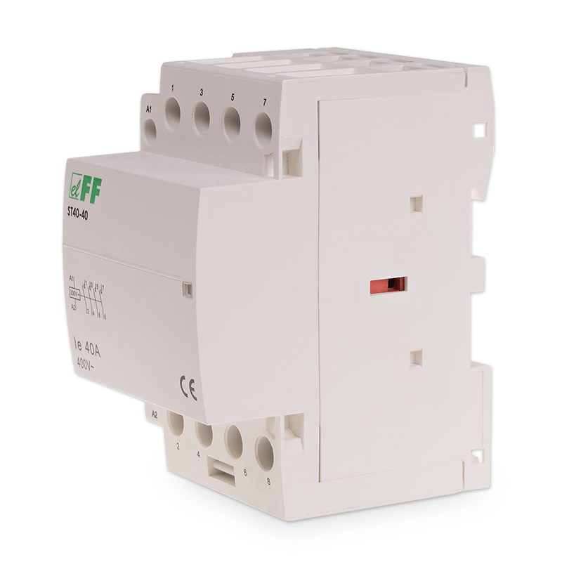Stykač F&F ST40-40 3F 40A, 4xNO, 230V, na DIN lištu Stykač F&F ST40-40 3F 40A, 4xNO, 230V, na DIN lištu
