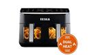 TESLA AirCook DualHeat QD464 XXL - multifunkční duální digitální horkovzdušná fritéza