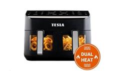 TESLA AirCook DualHeat QD464 XXL - multifunkční duální digitální horkovzdušná fritéza
