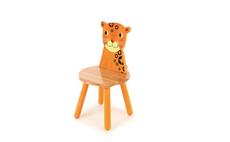 Tidlo Dřevěná židle Animal leopard 