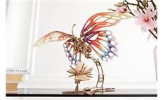 Ugears 3D dřevěné mechanické puzzle Motýl 