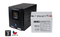  Záložní zdroj MHPower MPU-500-12 UPS 500W 12V čistý sinus  + baterie