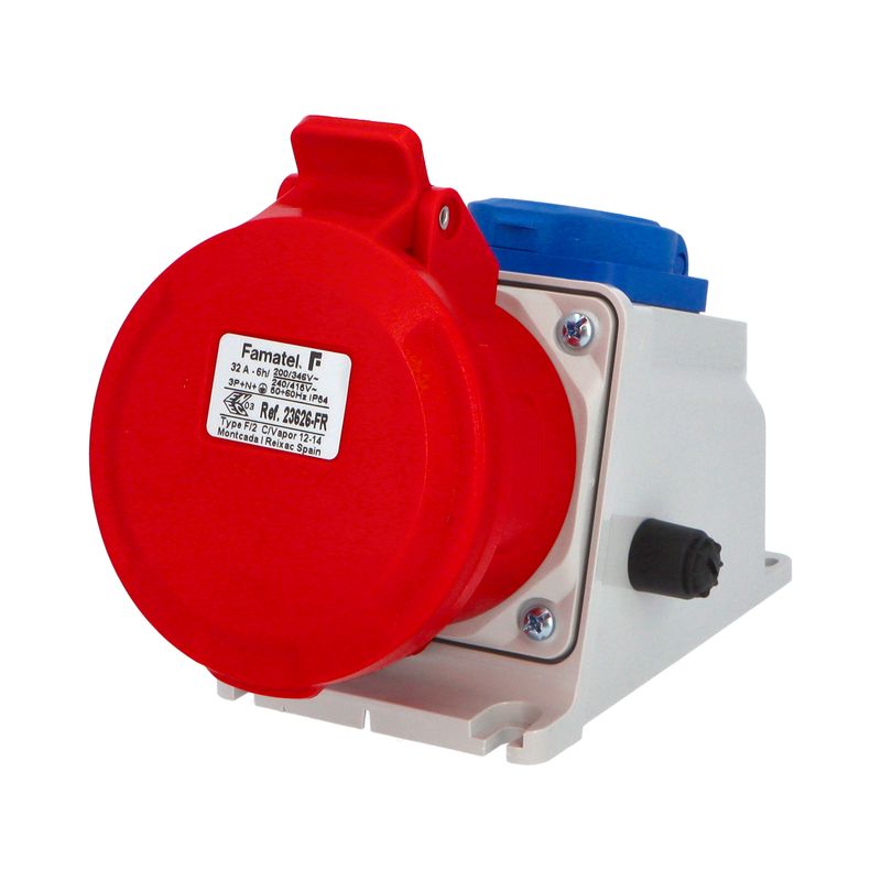 Zásuvka nástěnná kombinovaná 23626-FR IP54/1x230V/16A, 1x400V/32A/5 - SpeedPRO Zásuvka nástěnná kombinovaná 23626-FR IP54/1x230V/16A, 1x400V/32A/5 - SpeedPRO