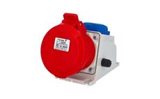 Zásuvka nástěnná kombinovaná 23626-FR IP54/1x230V/16A, 1x400V/32A/5 - SpeedPRO