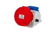 Zásuvka nástěnná kombinovaná 24626-FR IP67/1x230V/16A, 1x400V/32A/5 - SpeedPRO
