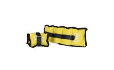 Zátěže na zápěstí a kotníky ONE FITNESS WW01 2 x 0,7 kg žluté